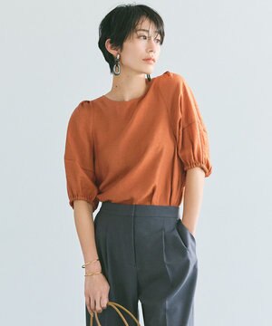  【セットアップ対応】ウォッシャブル UVケア ブラウス