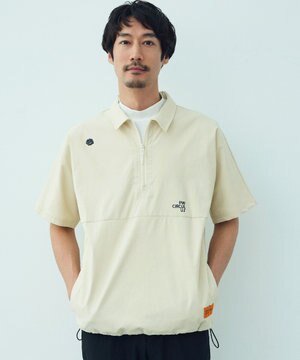  【撥水加工/ ストレッチ】【MEN】ハーフジップシャツ ゴルフ