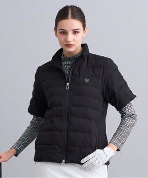  【WOMEN】半袖パディングブルゾン