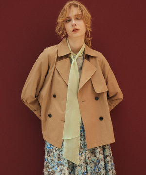 タイプライターショート トレンチコート