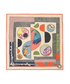  SWASH LONDON コットンプリントスカーフ