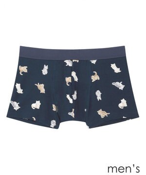  猫プリント メンズボクサーパンツ