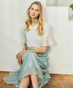  CRYSTAL SHEER スカート