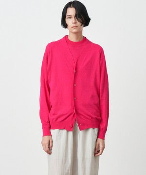  RECYCLED FRESCA COTTON | Vネックカーディガン