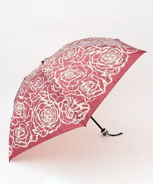  【雨傘】ミラ・ショーン (mila schon) 薔薇 ナイロンサテン 折りたたみ傘