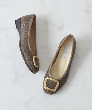  ＜3E＞【Bridget Birkin Walk】バックルモチーフウォーキングパンプス