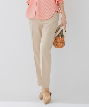 【洗える】ストレッチツイル センタープレス パンツ