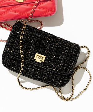  GIOLICA ツイード ショルダーバッグ