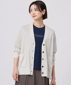 【洗える】Vis/Peスパーク ニット カーディガン