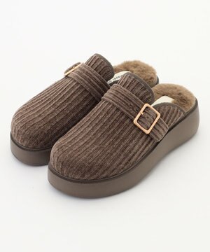 【洗える】厚底クロッグシューズ