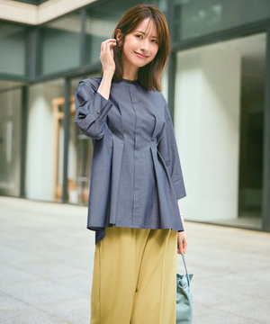 ウエストタックチュニック ブラウス