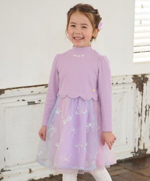 ドッキングチュールワンピース