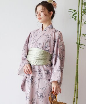 【洗える・2WAY】 簡単着付け 浴衣 3点セット