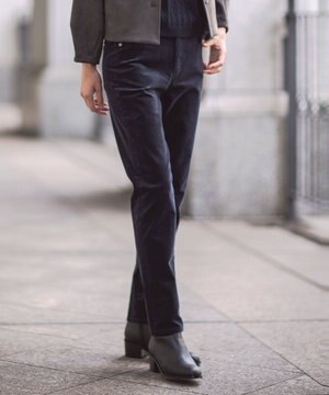  【洗える】21ウェルコーデュロイ ストレッチ パンツ