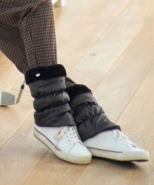  【WOMEN】【大人気アイテム】ショートレッグウォーマー