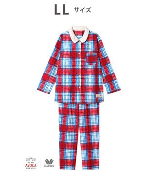  パジャマ 【AVOCA×ワコール】 長袖 長ズボン あったか レディース BDW748 /ワコール