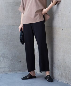 【洗える】 Comfort Milano ニットパンツ