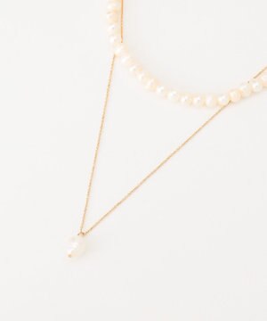  2連パール ネックレス