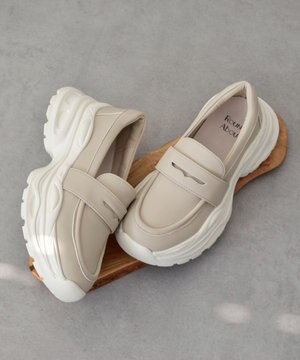  【Round About】ボリュームソールローファー