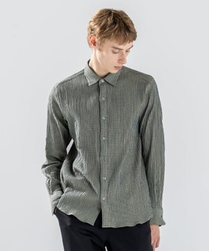  新素材【ドライタッチ/ストレッチ】ドライコットンドビー　レギュラーカラーシャツ