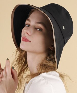  【サイズ調整可】TRIM RIBBON BUCKET HAT バケットハット