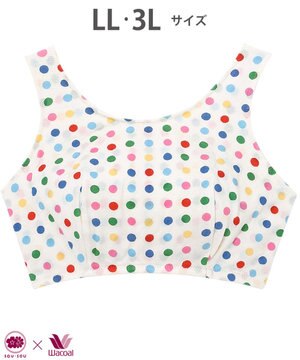  ナイトアップブラ ノンワイヤーブラ SOU・SOU(R) 天竺素材 3Lまで対応 大きいサイズ 夜用ブラ ナイトブラ レディース YBX640 睡眠科学／ワコール