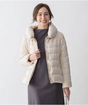 【洗える/Sサイズ有】BRIGHT SATIN ショート丈ダウン