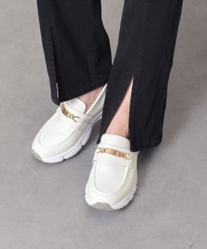  【PARADIS COULEUR】メタルチェーンローファースニーカー