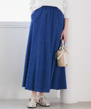  【SLOW/一部店舗限定】コットンジャカード スカート