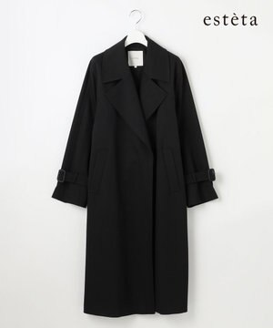  【エステータ】ウールトレンチコート