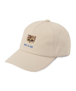  【FUDGE掲載】ポール & ジョー (PAUL & JOE ACCESSOIRES) 猫 ヌネット刺繍 キャップ
