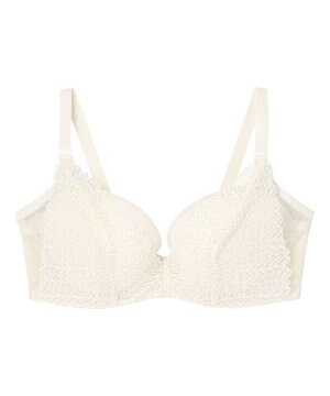  【脇高で背中スムージングブラジャー】さあわたし　レース