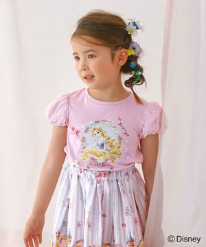  【ディズニープリンセス/フローズン】アート プリント Tシャツ