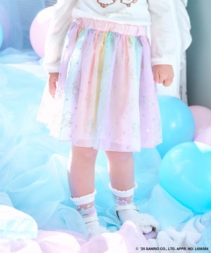 【any FAM× リトルツインスターズ 】キキ&ララ シフォンスカート