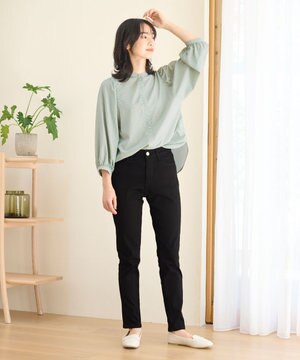  【美脚見え/お腹周りスッキリ】スタイルアップスキニー