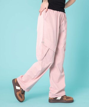  【ウエストゴム】ビッグポケットカーゴパンツ