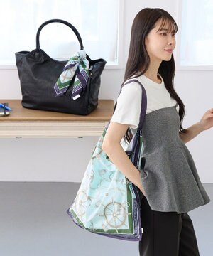  3664【エコバッグになるチャームトート】LT.トール.スカーフ-A