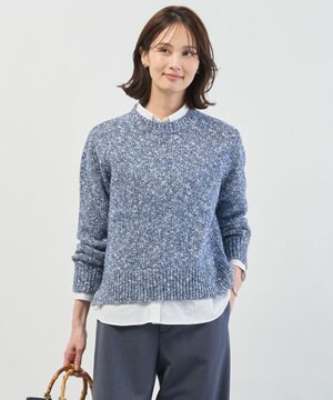  Color Yarn クルーネック ニット