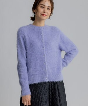  【前後着用可】2WAYナイロンファー ニット