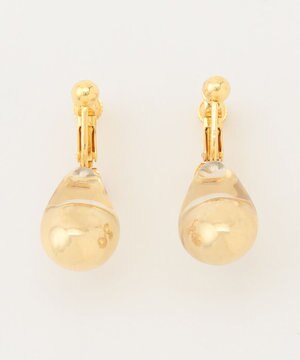  【2WAY】クリアメタルピアス