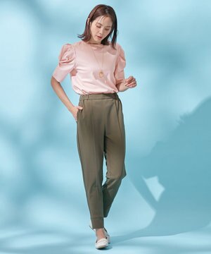  【洗濯機可能/ウエストゴム】楽映えショグパン