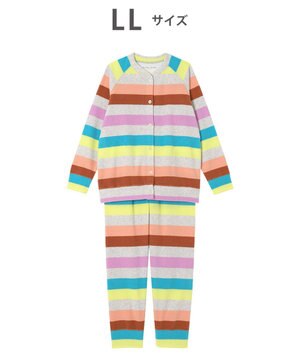  ツモリチサト パジャマ 長袖 長ズボン ルームウェア 綿混(本体) パイル素材 あたたかい 上下セット tsumori chisato SLEEP UDW447 /ワコール