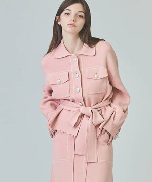  ニットワークジャケット