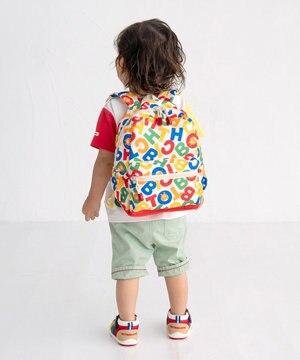  【Sサイズ】 ロゴ総柄 リュック