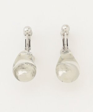 【2WAY】クリアメタルピアス