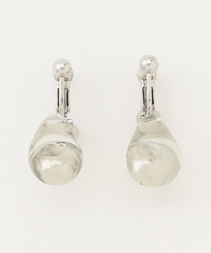 【2WAY】クリアメタルピアス