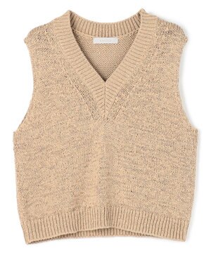  テープヤーンニット ベスト