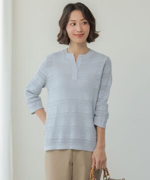  CROCHET LIKE PATTERN スッキパー ニット