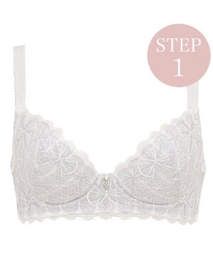  【BRADELIS New York / 育乳補整ブラ・STEP1 集める】ウェンディステップ1ブラ24A2 ブラデリス ブラジャー 補正