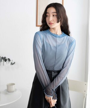  グラデーションシアーロンT